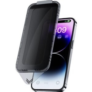Charby CURIO Guard Curved 9H Tempered Glass Screen Protector Kit Privacy for iPhone 12/13/14/15/16 Series