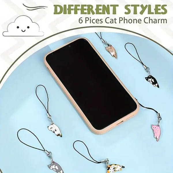 Cute Cat Phone Strap Lanyards