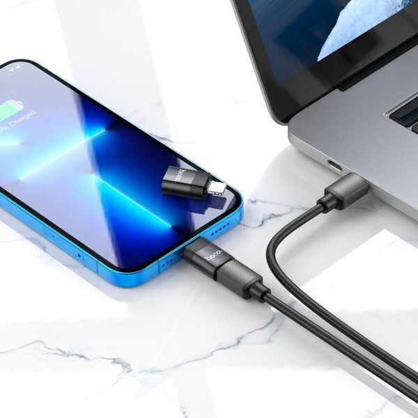 Hoco UA17 iP Male To Type C Female USB 2.0 Adapter