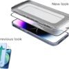 Charby CURIO Guard Curved 9H Tempered Glass Screen Protector Kit Privacy for iPhone 12/13/14/15/16 Series