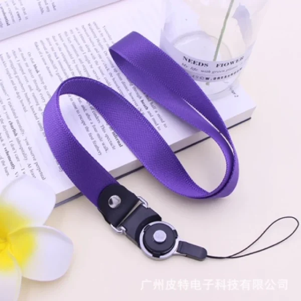 Mobile Phone Strap Cute Cartoon Flower Cat Lanyard Neck Strap for Keys ID Card Badge Holder DIY Hang Rope