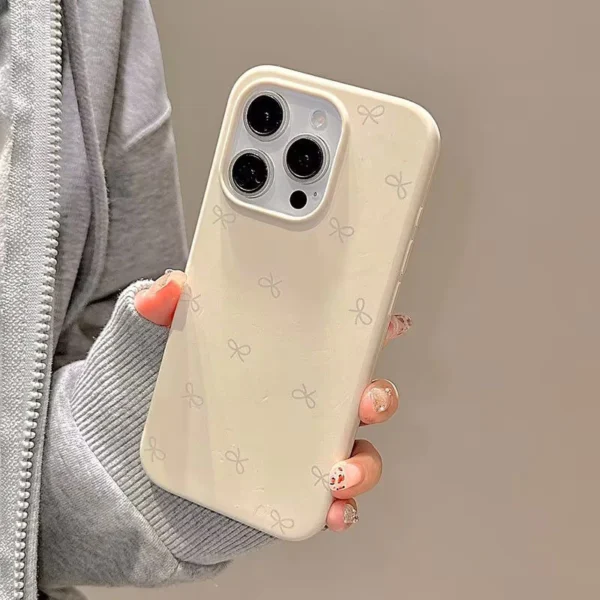 sg-11134201-7rdws-mdb63guti1a197.webp Creative Cartoon Candy Bow Trendy Brand Simple Cute Bow Case Compatible for iPhone